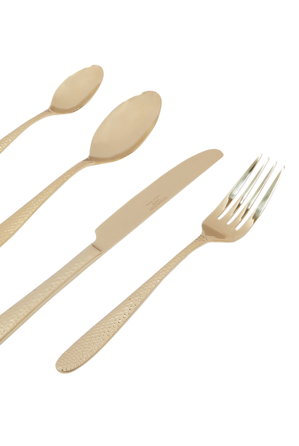 Champagne Mirage Cutlery, Set of 16